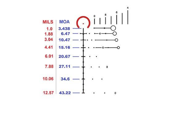 The Primary Arms ACSS HUD DMR 4-14 AR15 scope is adjustable for MILS